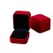 Jewelry Earring Ring Display Storage Organizer Square Lid Open Box Case Gift